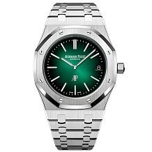 Audemars Piguet Royal Oak Jumbo Extra-Thin Platinum and Smoked Green Dial 15202PT.OO.1240PT.01 10239 - фото 12905