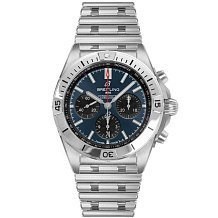 Breitling Chronomat B01 42 Steel - Blue AB0134101C1A1 12102 - фото 13214