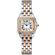Cartier Panthere de Cartier Small model, pink gold and steel, diamonds W3PN0006 12481 - фото 13448