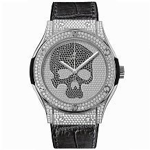 Hublot Classic Fusion Skull 45mm 511.NX.9000.LR.1704.SKULL Titanium Full Pave Watch 12713 - фото 13804