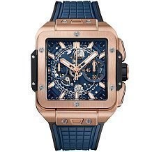 Hublot Square Bang Unico King Gold Blue 821.OX.5180.RX 10912 - фото 13844
