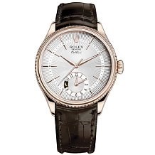 Rolex Cellini Dual Time Everose Gold 50525 silver dial 10823 - фото 14588