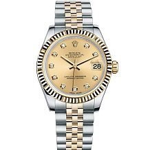 Rolex Datejust 31 Datejust - Steel and Yellow Gold - Fluted Bezel - Jubilee M178273-0002 11086 - фото 14734