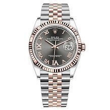 Rolex Datejust 36 Dark rhodium set with diamonds 126231 12947 - фото 14809
