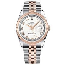 Rolex Datejust 36 white Roman dial Jubilee 116231 10317 - фото 14841