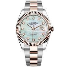 Rolex Datejust 41 126331 White mother-of-pearl set with diamonds 12035 - фото 14929