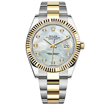 Rolex Datejust 41 126333 White mother-of-pearl Oyster Bracelet 11808 - фото 14939
