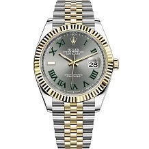 Rolex Datejust 41 Yellow Rolesor Jubilee 126333 Slate Jubilee Bracelet 11526 - фото 14968