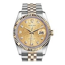 Rolex Datejust Lady Steel Yellow Gold 36mm 116233-Champagne-Jubilee-Diamond-Jubilee 27710 11858 - фото 15139
