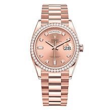 Rolex Day Date Ladies Rose colour set with diamonds 128345RBR 10379 - фото 15198