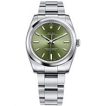 Rolex Oyster Perpetual 34mm Olive Green Dial 2016 114200 11208 - фото 15472