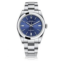 Rolex Oyster Perpetual 39mm Blue Dial 2016 114300 11529 - фото 15479