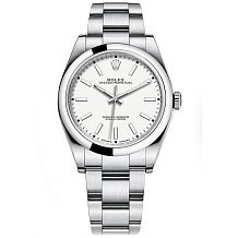 Rolex Oyster Perpetual 39mm White Dial 2018 114300 12264 - фото 15483