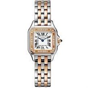 Cartier Panthere de Cartier Small model, pink gold and steel, diamonds W3PN0006 12295