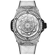 Hublot Big Bang Sang Bleu Titanium White Pave 45mm 415.NX.2027.VR.1704.MXM18 12578