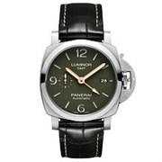 Panerai 2020 PAM1056 Luminor 1950 GMT Green Dial 44mm Automatic Stainless Watch 12666