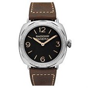 Panerai Radiomir PAM 685 Watch with Leather Bracelet and Stainless Steel Bezel 10975