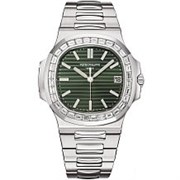 Patek Philippe Nautilus 5711/1300A-001 Olive Green Dial and Diamonds 10827