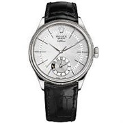 Rolex Cellini Dual Time White Gold 50529 silver dial 10594