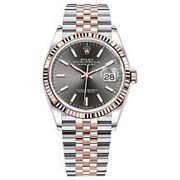 Rolex Datejust 36 Dark rhodium Chromalight Jubilee 126231 12342