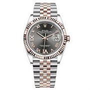 Rolex Datejust 36 Dark rhodium set with diamonds 126231 12947