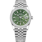 Rolex Datejust 36 White Rolesor Diamonds Jubilee bracelet 126284RBR-0039 12526