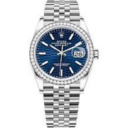 Rolex Datejust 36 White Rolesor Diamonds Jubilee bracelet 126284RBR-0041 12629