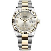 Rolex Datejust 36 Yellow Rolesor Fluted Bezel 126233 11572