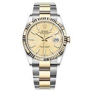 Rolex Datejust 36 Yellow Rolesor Oyster bracelet 126233-0040 10452