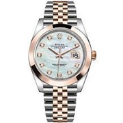 Rolex Datejust 41 126301 White mother-of-pearl set with diamonds 13004