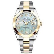 Rolex Datejust 41 126303 White mother-of-pearl set with diamonds 12935