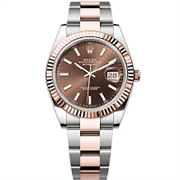 Rolex Datejust 41 126331 Chocolate Oyster Bracelet USED 10608