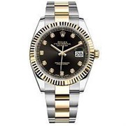 Rolex Datejust 41 126333 Black set with diamonds Oyster Bracelet 10633