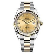 Rolex Datejust 41 ivory diamond dial 116333 12772