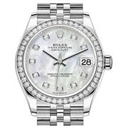 Rolex Datejust Lady Steel White Gold 31mm 278384RBR-0008 10696