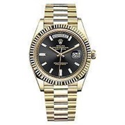 Rolex Day-Date 40 mm yellow gold 228238 Black set with diamonds 11717