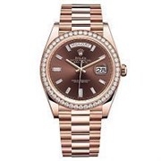 Rolex Day-Date II Chocolate set with diamonds 228345RBR 10462