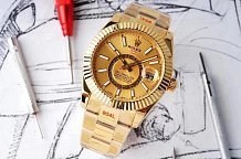 Rolex Sky-Dweller Yellow Gold 326938 Champagne-colour 11446