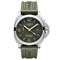 Panerai 2020 PAM1056 Luminor 1950 GMT Green Dial 44mm Automatic Stainless Watch 10555 - фото 14272