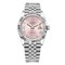 Rolex Datejust 36 Pink set with diamonds Roman VI and IX 126234 11227 - фото 14821