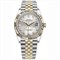 Rolex Datejust 36 Steel and Gold Yellow Gold Fluted Bezel 116233 11110 - фото 14822