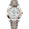 Rolex Datejust 41 126301 White mother-of-pearl set with diamonds 12980 - фото 14906