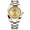 Rolex Datejust 41 26303 Champagne set with diamonds Oyster Bracelet 10854 - фото 14946