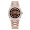 Rolex Day Date Ladies Brown ombre set with diamonds 128345RBR 11093 - фото 15192