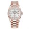 Rolex Day Date Ladies White mother-of-pearl set with diamonds 128345RBR 12385 - фото 15201