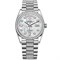Rolex Day-Date 36 White gold Bezel set with diamond President Bracelet 128349rbr-0014 11443 - фото 15211